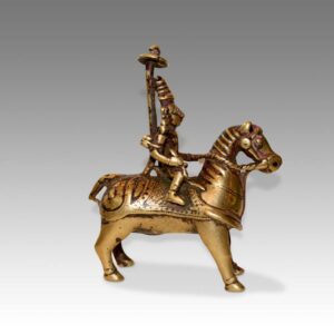 Indian Pilgrimage Equestrian Figure