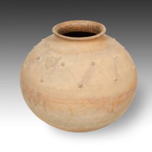 Dogon Vessel with Raised Geometric Motifs