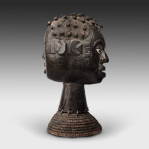 Ekoi Rattan Janiform Headdress
