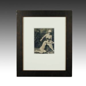 Chinese Brothel Scene, Framed