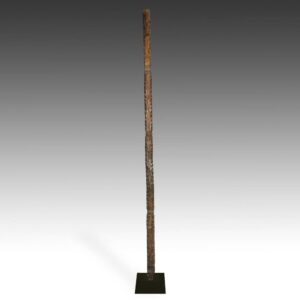 Nupe Wood House Post, Based