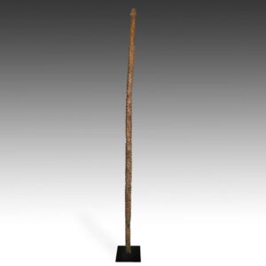 Nupe Wood House Post, Based