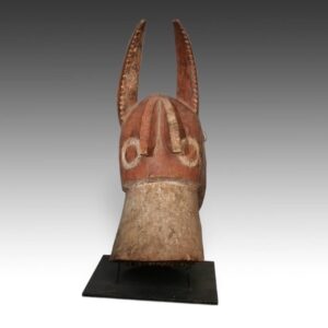 Mambila Wood Mask, Nigeria, Based