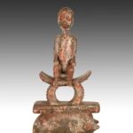 Dogon Figure Riding Mythological Animal, Dogon Peoples, Mali