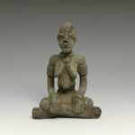 Ghanaian Terra Cotta Standing Figure, Based, Ghana
