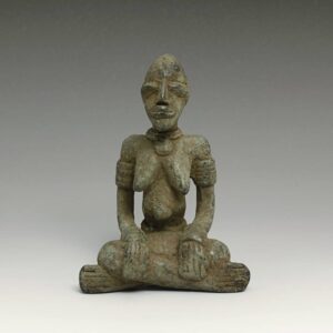 Dogon Bronze Seated Figure