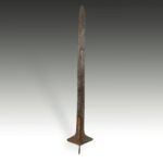 Kissi Forged Iron Penny Currency, Based, Kissi Peoples, Sierra Leone