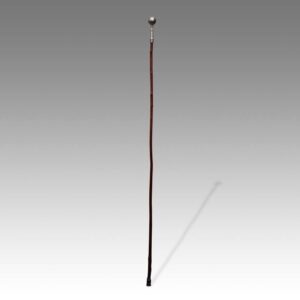 Ethiopian Prayer Staff with Finial, Based