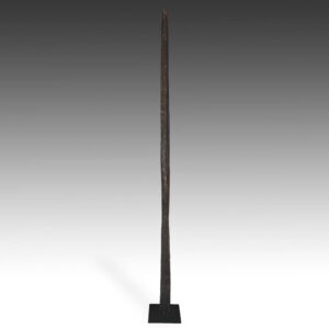 Gurage Wood House Post, Based