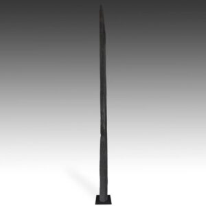 Gurage Wood House Post, Based