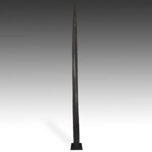Gurage Wood House Post, Based