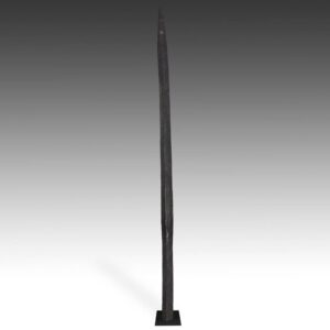 Gurage Wood House Post, Based