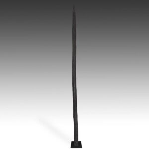 Gurage Wood House Post, Based