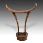 Somali Wood Barshin or Headrest, Somali Peoples, Ethiopia