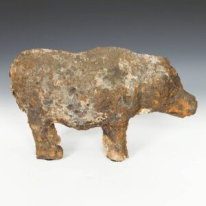 Chinese Han Style Standing Figure of Pig