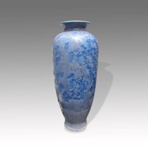 Chinese Vase with Crystalline Motif