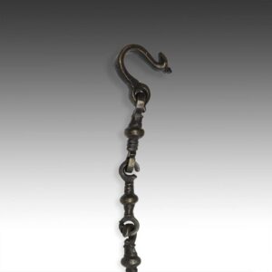 Indian Bar Chain with Open Peacock Hooks