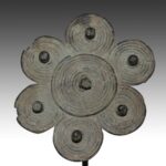 Cameroonian Bronze Figural Ring, Cameroon