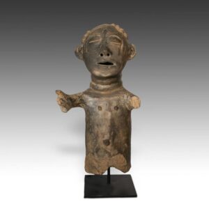 Akan Ceramic Figural Vessel, Based