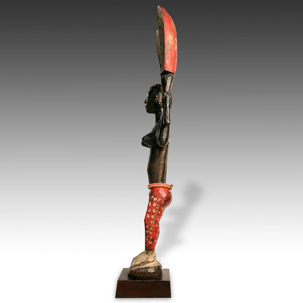 Dan Female Figure Holding Spoons, Based - Image 4
