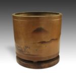 Chinese Circular Censer Form Footed Vessel, China