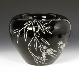 Chinese Sgraffito Vessel with Bird Motif