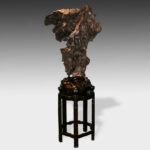 Chinese Ceramic Storage Vessel, On stand, China