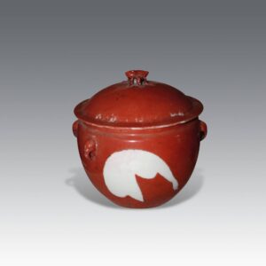 Chinese Lidded Rice Storage Bowl