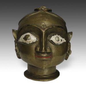 Indian Copper Head of Parvati