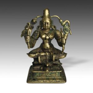 Indian Seated Figure of Durga
