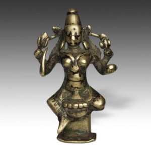 Indian Seated Figure of Durga