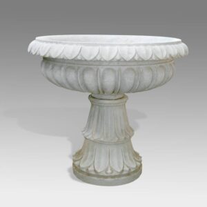 Indian Lotus-Form Basin on Pedestal
