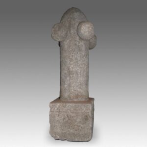 Indonesian Shivalingam or Phalliform Fertility Monument