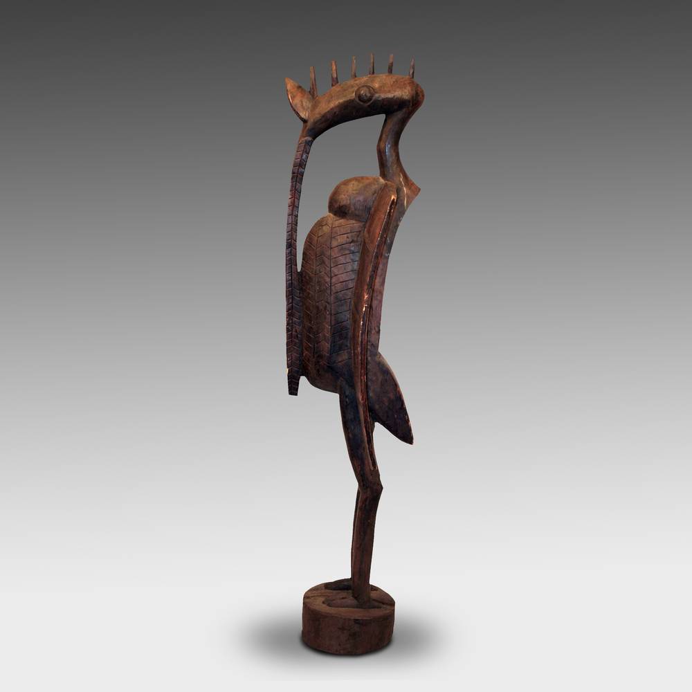 Senufo Setien / Hornbill Harvest Bird Figure - Image 2