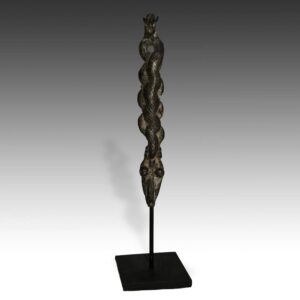 Lobi Bronze Snake Pendant, Based