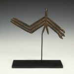 Edo Post Top with Equestrian Figure, Edo (Benin) Peoples, Nigeria