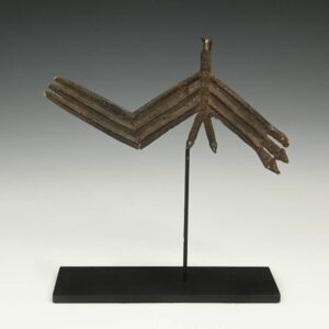 Gan Bronze Pendant, Burkina Faso, Based