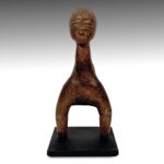 Lobi Hair Pick with Lizard Top, Based, Lobi Peoples, Burkina Faso