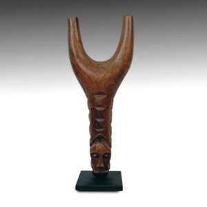 Baule Wood Slingshot, Ivory Coast, Based
