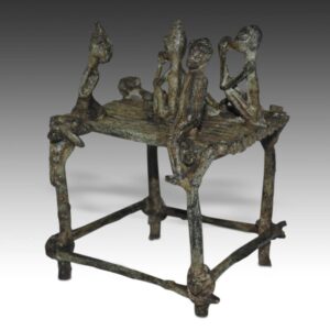 Dogon Figure Depicting Royal Tableau