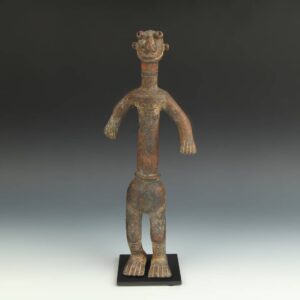Chamba Bronze Standing Figure, Based