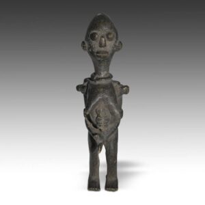 Dogon Standing Female Figure with Hands Together