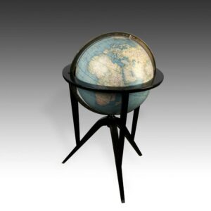 Terrestrial Globe, Illuminated, United States