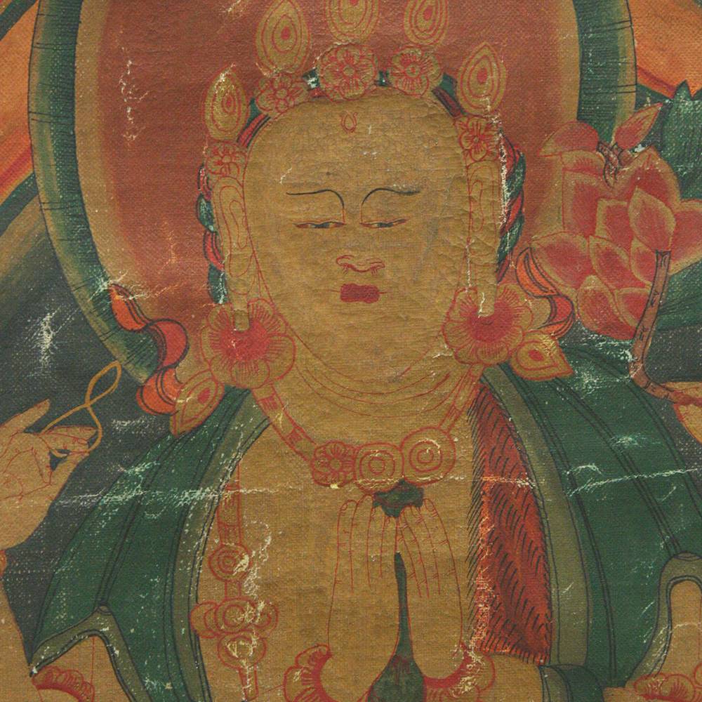 Tibetan Thangka or Devotional Painting - Image 2