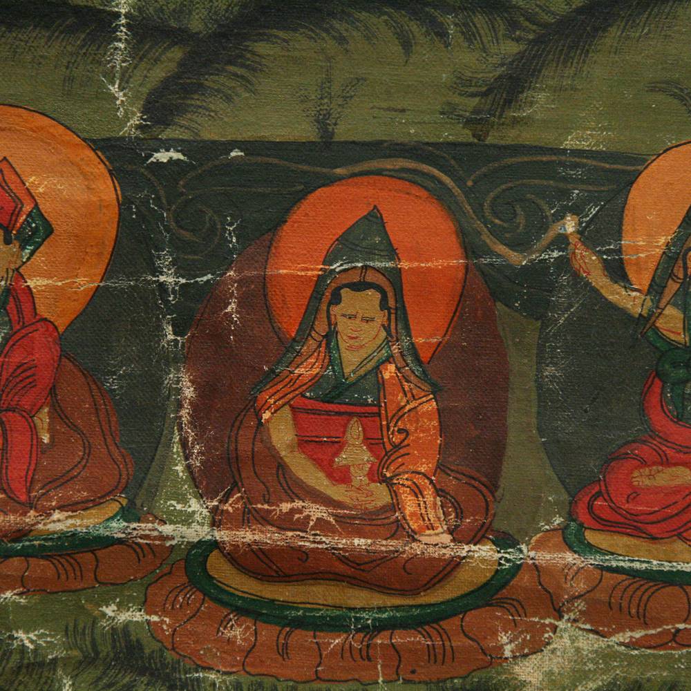 Tibetan Thangka or Devotional Painting - Image 5