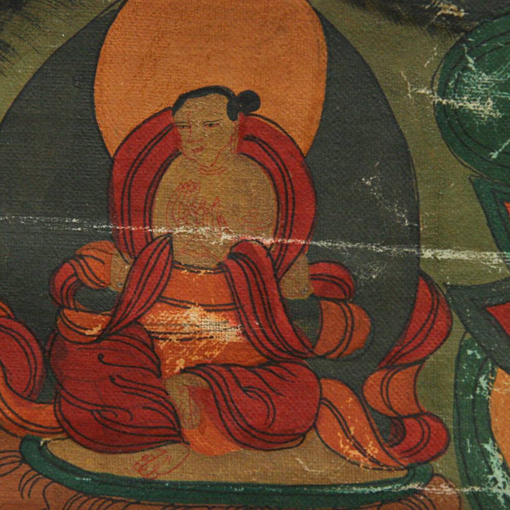 Tibetan Thangka or Devotional Painting - Image 6