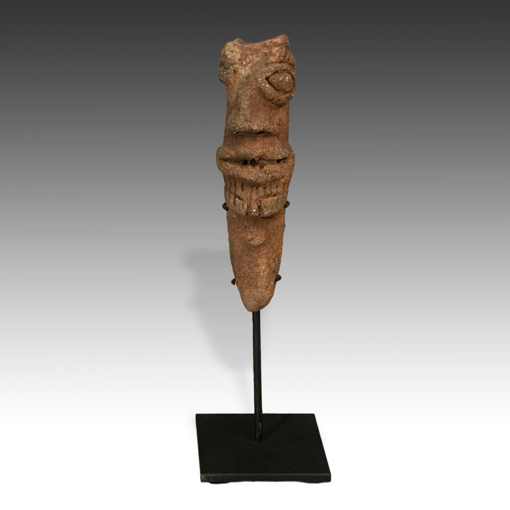 Koma Terra Cotta Funerary Figure, Based