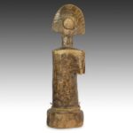 Burkinabe Leather Whistle or Flute, Based, Burkina Faso