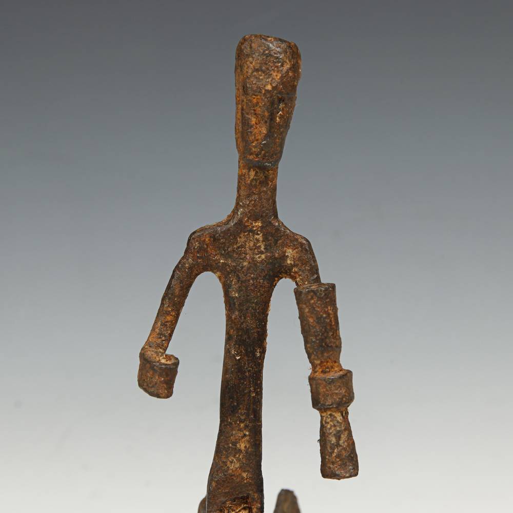 Bambara Forged Iron Equestrian Figure - Image 4