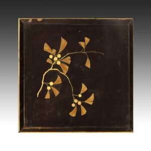 Japanese Serving Tray with Ginko Motif